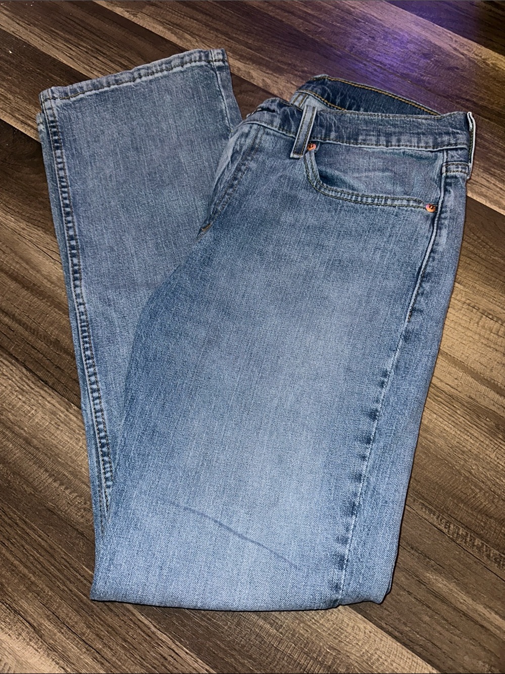 Levi 527 Men's Blue Denim Jeans - Classic Straight Fit